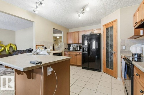 16228 48 Street, Edmonton, AB - Indoor Photo Showing Kitchen With Double Sink