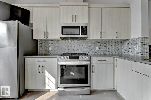 2 723 172 Street, Edmonton, AB - Indoor Photo Showing Kitchen With Upgraded Kitchen