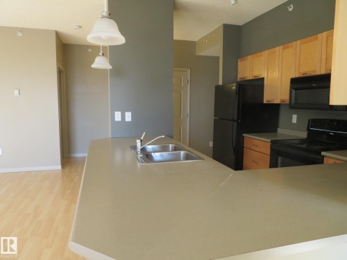 2-417 4245 139 Avenue, Edmonton, AB - Indoor Photo Showing Kitchen With Double Sink