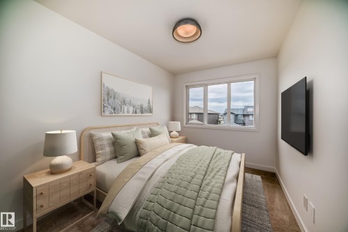 2130 Crossbill Lane, Edmonton, AB - Indoor Photo Showing Bedroom