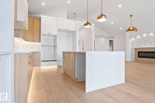 20908 128 Avenue, Edmonton, AB - Indoor Photo Showing Kitchen With Upgraded Kitchen