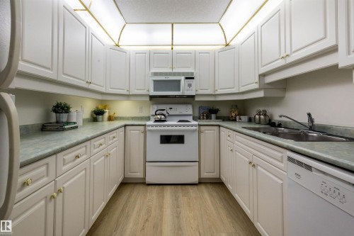 120 6703 172 Street, Edmonton, AB - Indoor Photo Showing Kitchen With Double Sink