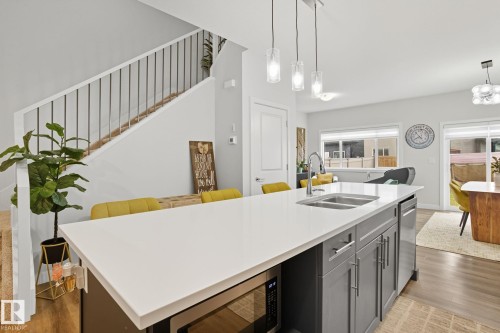 9307 Pear Link Sw, Edmonton, AB - Indoor Photo Showing Kitchen With Double Sink