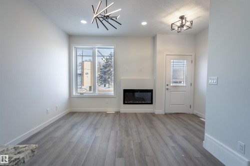 10446 142 Street, Edmonton, AB - Indoor With Fireplace