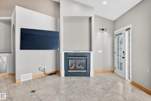 18 Briarwood Village, Stony Plain, AB - Indoor With Fireplace