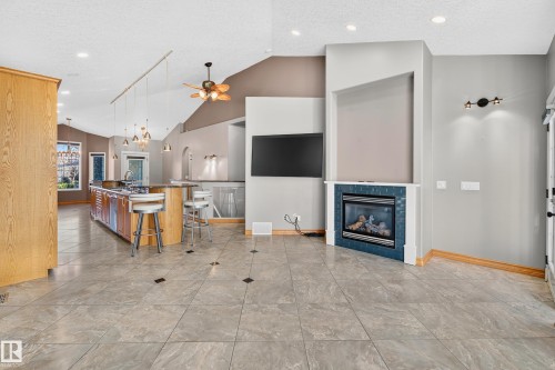 18 Briarwood Village, Stony Plain, AB - Indoor With Fireplace