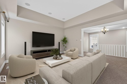 3841 Gallinger Loop, Edmonton, AB - Indoor Photo Showing Living Room