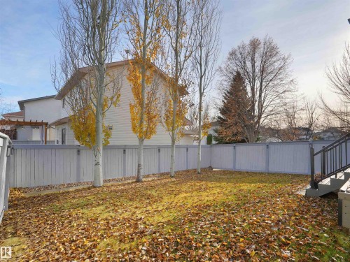 View of fenced backyard - 94 Dechene Road, Edmonton, AB - Outdoor