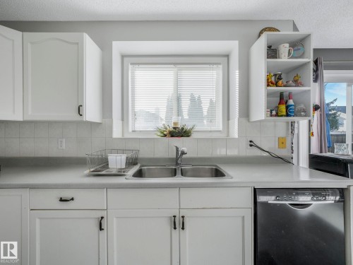 6219 162 Avenue, Edmonton, AB - Indoor Photo Showing Kitchen With Double Sink