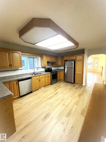 1043 Jones Crescent, Edmonton, AB - Indoor Photo Showing Kitchen With Double Sink