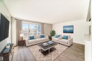 417 8604 Gateway Boulevard, Edmonton, AB  - Indoor Photo Showing Living Room 
