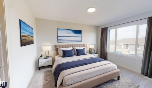 98 Baker Street, Ardrossan, AB - Indoor Photo Showing Bedroom