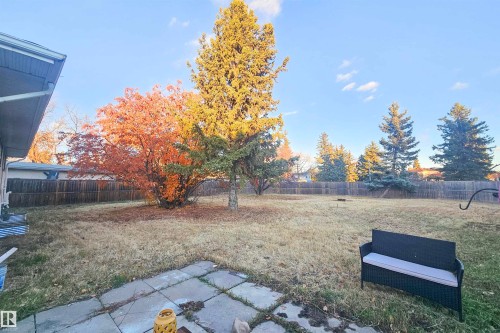 Fenced backyard featuring a patio area - 4203 83 Street, Edmonton, AB - Outdoor