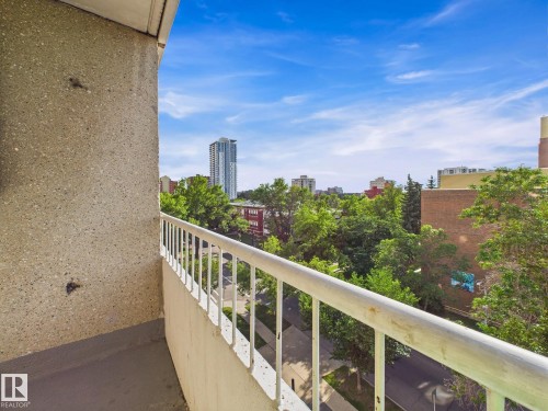603 9909 110 Street, Edmonton, AB - Outdoor With Balcony With View