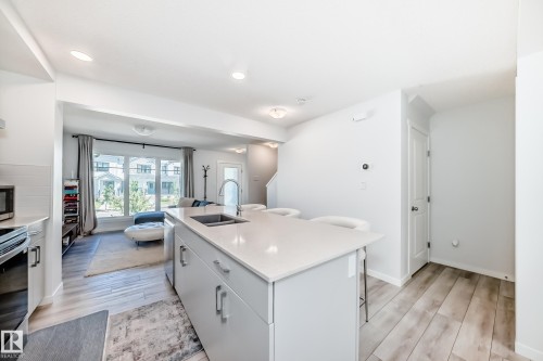 5043 Kinney Link, Edmonton, AB - Indoor Photo Showing Kitchen With Double Sink
