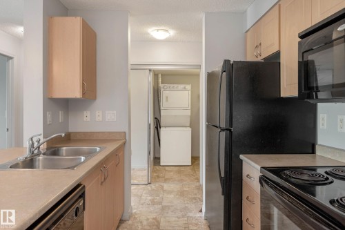 319 13907 136 Street, Edmonton, AB - Indoor Photo Showing Kitchen With Double Sink