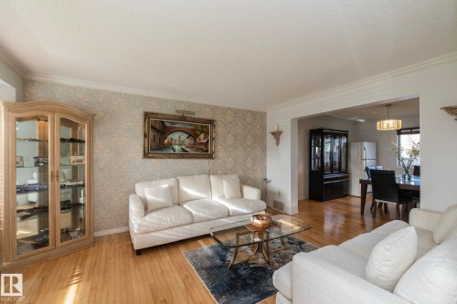 12 Elsinore Place, Edmonton, AB - Indoor Photo Showing Living Room