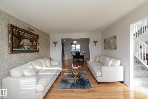 12 Elsinore Place, Edmonton, AB - Indoor Photo Showing Living Room