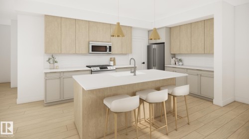 8 Grayson Green, Stony Plain, AB - Indoor Photo Showing Kitchen With Upgraded Kitchen