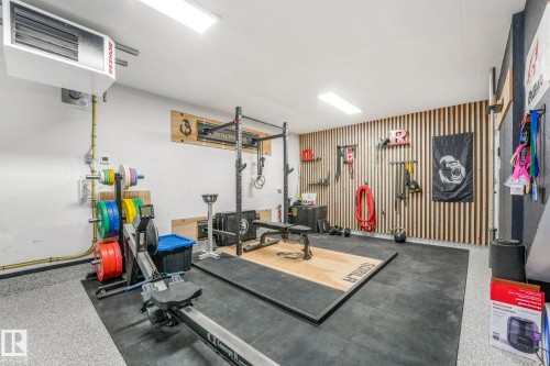 488 38A Street, Edmonton, AB - Indoor Photo Showing Gym Room