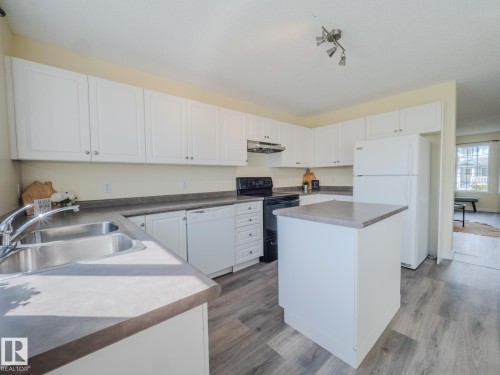 15013 135A Street, Edmonton, AB - Indoor Photo Showing Kitchen With Double Sink
