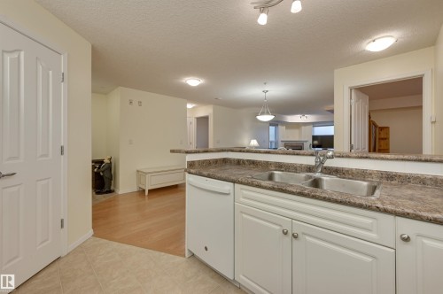 336 9008 99 Avenue, Edmonton, AB - Indoor Photo Showing Kitchen With Double Sink
