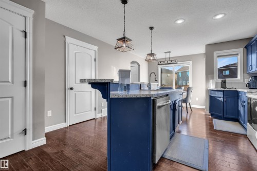 3131 14 Avenue, Edmonton, AB - Indoor Photo Showing Kitchen With Upgraded Kitchen