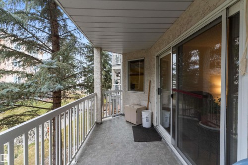 View of balcony - 209 10915 21 Avenue, Edmonton, AB 