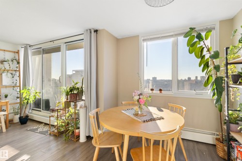 1401 9816 112 Street, Edmonton, AB - Indoor Photo Showing Dining Room