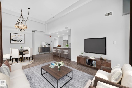 513 5 St Louis Street, St. Albert, AB - Indoor Photo Showing Living Room