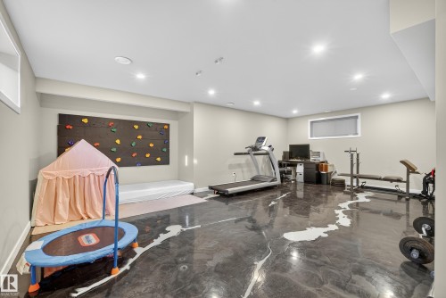 1756 63 Street, Edmonton, AB - Indoor Photo Showing Gym Room