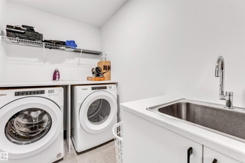 6205 46 Avenue, Beaumont, AB - Indoor Photo Showing Laundry Room