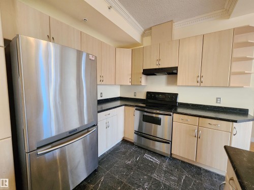 603 9707 105 Street, Edmonton, AB - Indoor Photo Showing Kitchen