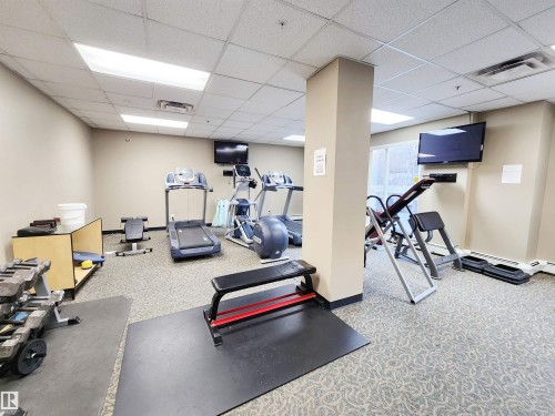 603 9707 105 Street, Edmonton, AB - Indoor Photo Showing Gym Room