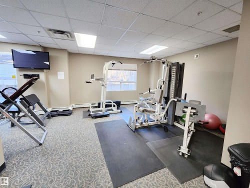 603 9707 105 Street, Edmonton, AB - Indoor Photo Showing Gym Room