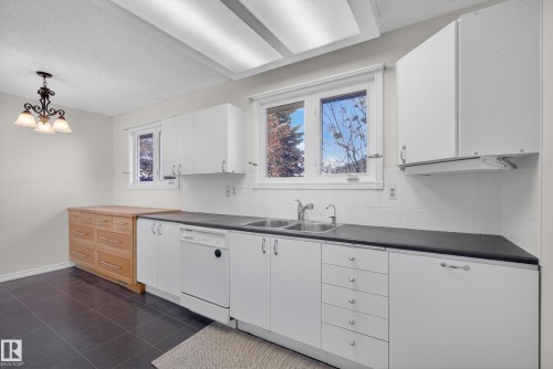 14524 21 Street, Edmonton, AB - Indoor Photo Showing Kitchen With Double Sink