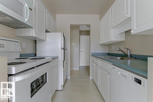 207 11465 41 Avenue, Edmonton, AB - Indoor Photo Showing Kitchen With Double Sink