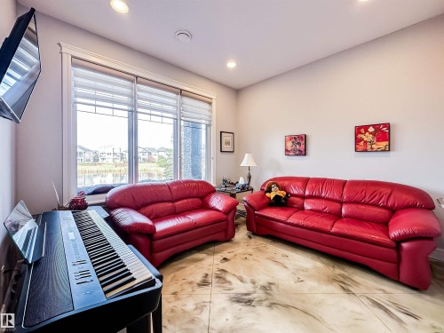 3438 West Landing, Edmonton, AB - Indoor Photo Showing Living Room