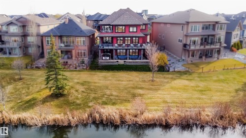 3438 West Landing, Edmonton, AB - Outdoor With Body Of Water With Balcony With Facade
