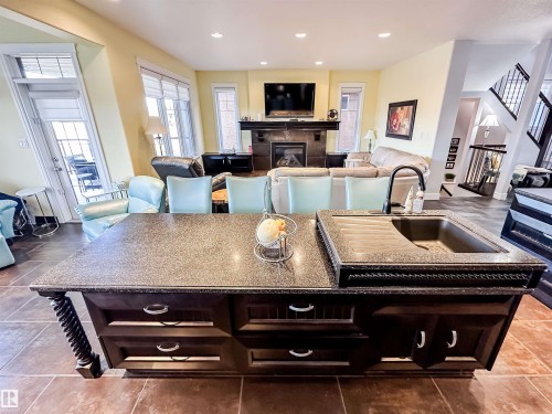 3438 West Landing, Edmonton, AB - Indoor With Fireplace