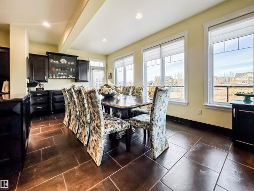3438 West Landing, Edmonton, AB - Indoor Photo Showing Dining Room