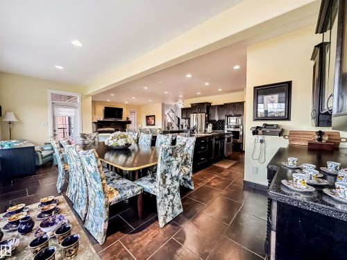 3438 West Landing, Edmonton, AB - Indoor Photo Showing Dining Room