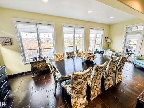 3438 West Landing, Edmonton, AB - Indoor Photo Showing Dining Room