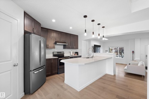 2208 82 Street, Edmonton, AB - Indoor Photo Showing Kitchen With Upgraded Kitchen