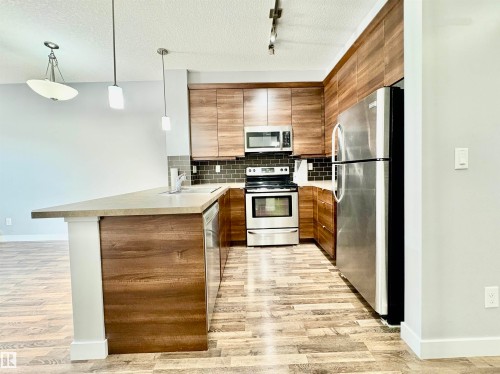 106 2590 Anderson Way, Edmonton, AB - Indoor Photo Showing Kitchen With Stainless Steel Kitchen