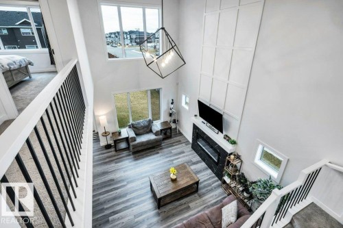 560 Stout Bend, Leduc, AB - Indoor With Fireplace