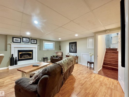 3772 30 Street, Edmonton, AB - Indoor With Fireplace