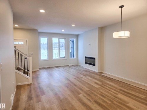 85 Brickyard Drive, Stony Plain, AB - Indoor With Fireplace