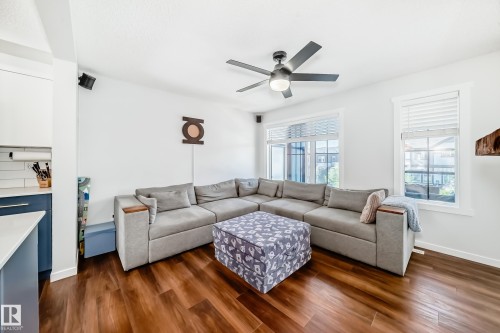1077 Cy Becker Road, Edmonton, AB - Indoor Photo Showing Living Room