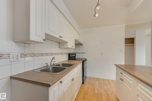161 Royal Road, Edmonton, AB - Indoor Photo Showing Kitchen With Double Sink